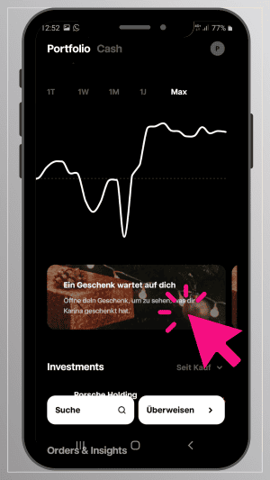 Wealthman empfangen 7 1 - Mit Wealthman Aktien verschenken. Ganz easy in 10 Klicks! - Börse in Pink