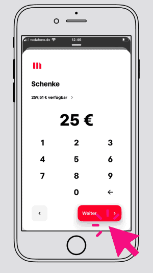 Mit Wealthman Aktien verschenken Schritt 5