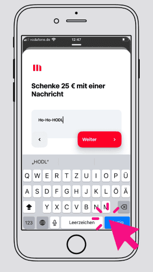 Mit Wealthman Aktien verschenken Schritt 9